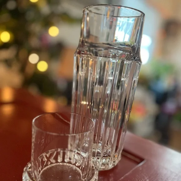 Tiffanys Atlas Numeric vintage decanter and glass set - Picture 1 of 8